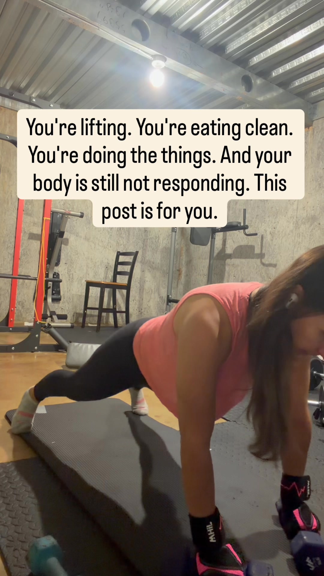 Nobody warned me that doing everything right could still feel completely wrong.

I was the woman either strength training or running 3-5 days a week consistently. High protein. No excuses. 
And I still had inflammation my doctor couldn't
fully explain, belly fat that wouldn't move, and a body that felt like it was working against me.

Here's what nobody tells you. 

When you're doing everything right and your body still isn't responding — that's not a
discipline problem. That's a signal.

Your body is trying to tell you something. And it took me years to stop trying to out-discipline that signal and start actually
listening to it.

If this sounds familiar — stay close. I've been sharing my 18-month journey and Part 2 of my blog just dropped. The link is
in my bio.
You deserve answers. Not just a better workout plan