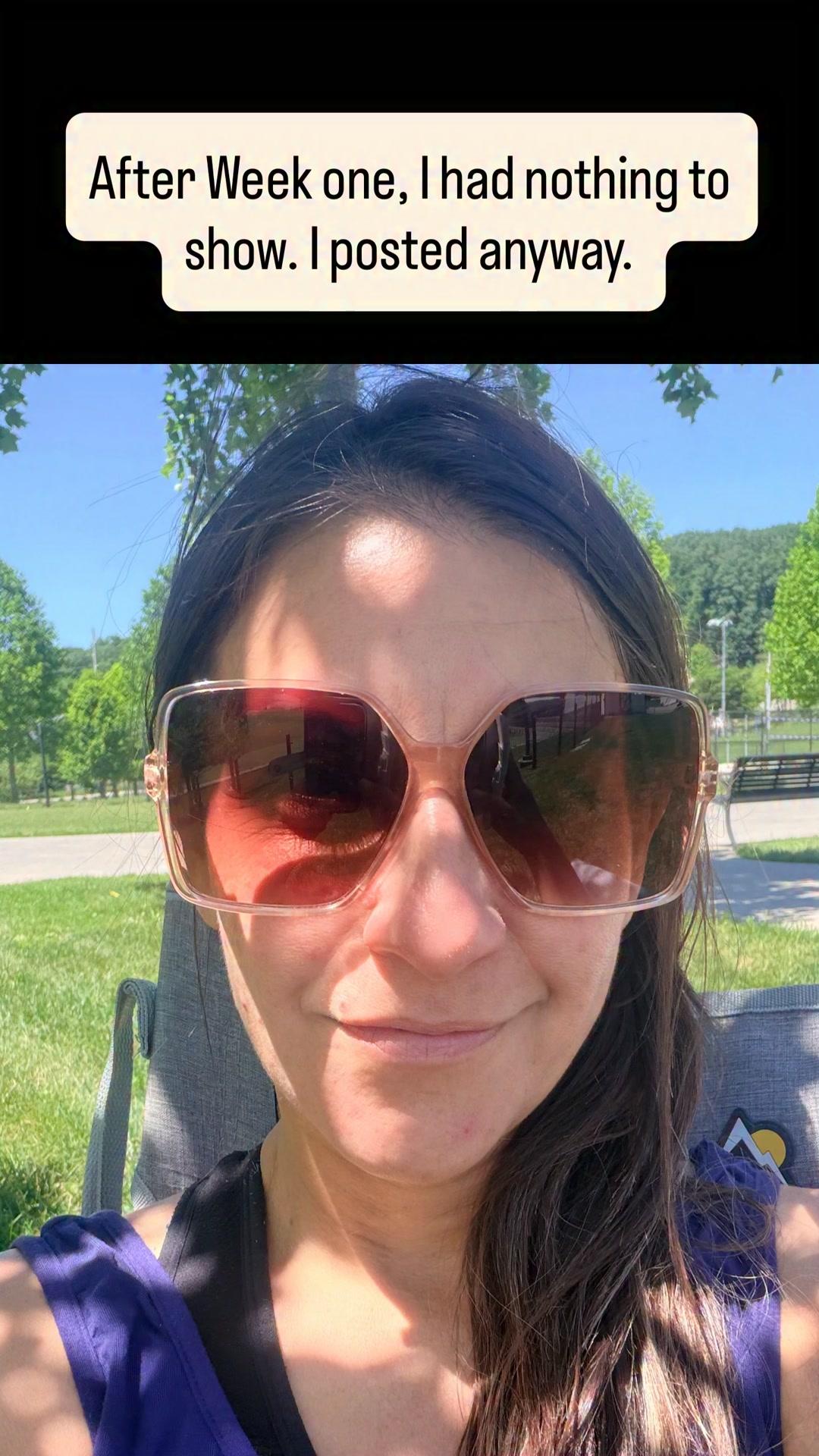 After One week in, I had nothing to show. No dramatic before-and-after. No “down 5 inches around my waistline” No glowing-skin transformation. Nothing. 🙃

And I’m posting about this (anyways) on purpose.
Because here’s what the highlight reels never tell you…. real change is quiet at first. 

The whole reason I’m doing this is for my skin (the breakouts, the irritation from my food sensitivities) and after my first week, I hadn’t seen a single change yet.

Eighteen months ago on my health journey taught me the most important lesson-the good stuff almost never shows up in week one. It shows up slowly… and then all at once.

So if you started something good and you’re staring at “nothing” right now (don’t quit). Keep going🫶🏻